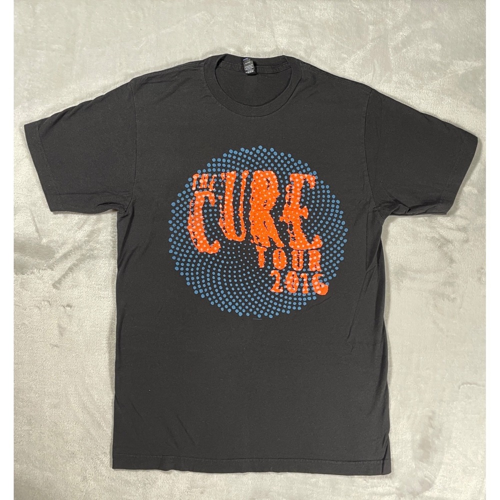 The Cure Tour 2016 T-Shirt Men's M Black Band Graphic Concert Tee